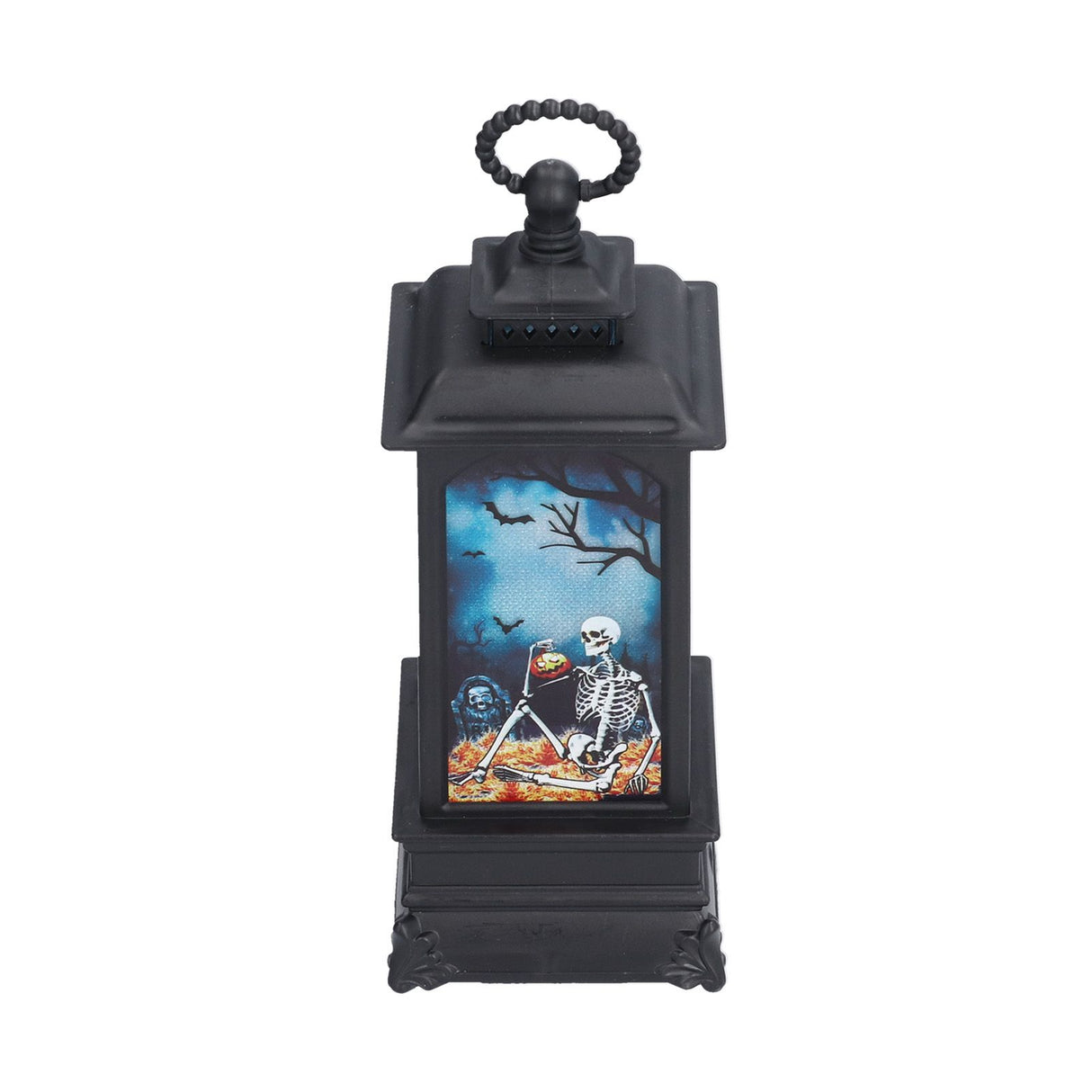 Halloween Lantern LED Flameless Exquisite Beautiful Vintage Battery Powered Halloween LampSkull