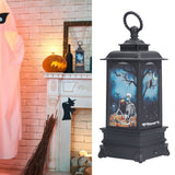 Halloween Lantern LED Flameless Exquisite Beautiful Vintage Battery Powered Halloween LampSkull