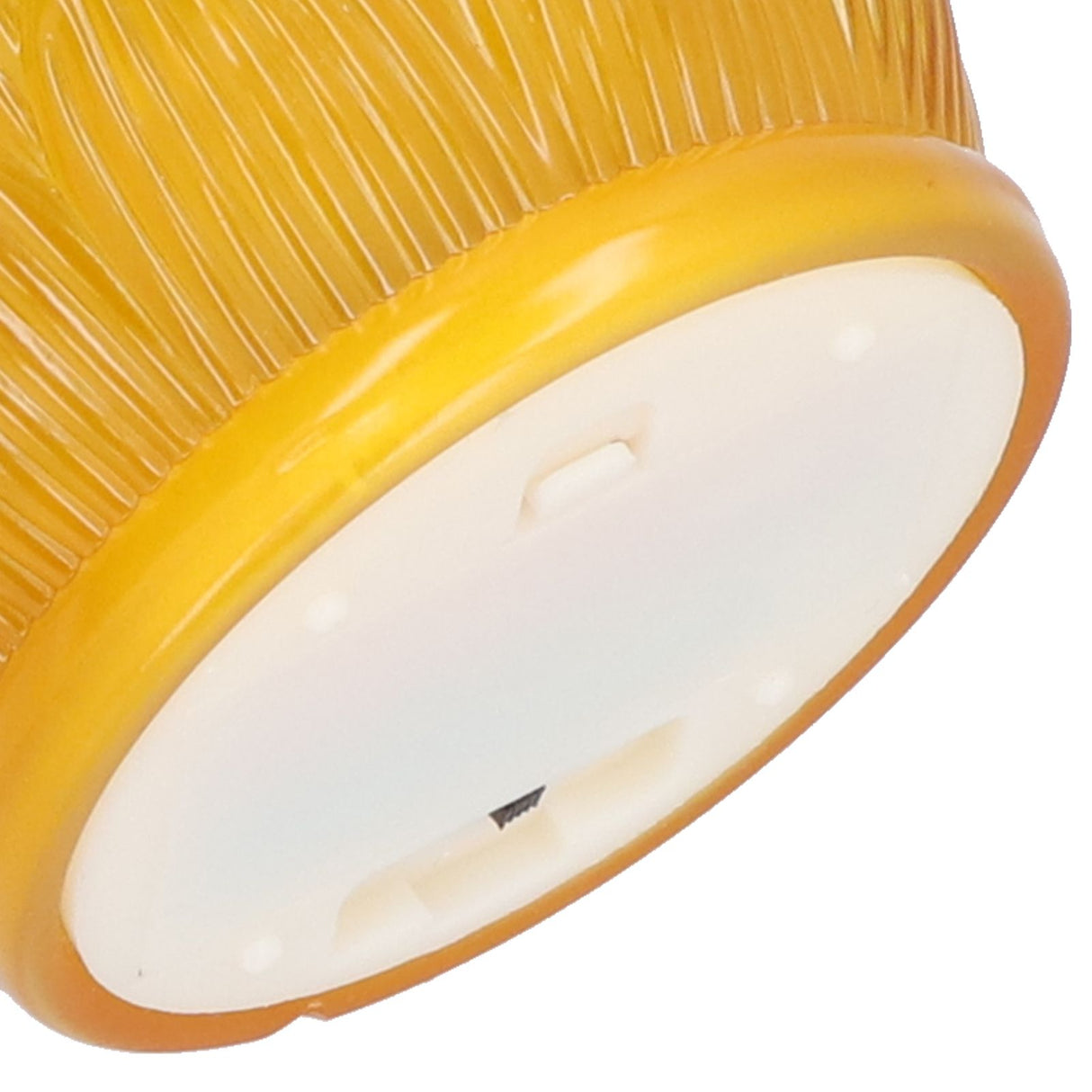 LED Flower Lamp Imitation Glass Yellow Light Electronic Candle Lotus Flower Decor for Home OfficeYellow