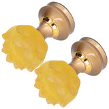 2Set LED Lotus Buddha Lamp Imitated Colored Glaze Prayer Light Home Meditation Buddhist SuppliesAU Plug 100‑240V - Extra Image