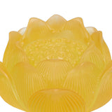 2Set LED Lotus Buddha Lamp Imitated Colored Glaze Prayer Light Home Meditation Buddhist SuppliesAU Plug 100‑240V