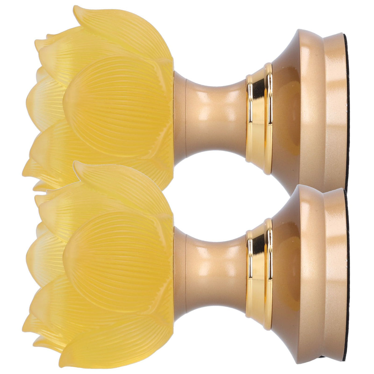 2 Set LED Buddhist Light Yellow Buddha Lamp Adjustable Buddhist Flower Light Buddhism SupplyAU Plug 100-240V