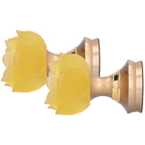 2 Set LED Buddhist Light Yellow Buddha Lamp Adjustable Buddhist Flower Light Buddhism SupplyAU Plug 100-240V