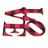Christmas Wall Decoration Wooden Wall Ornament English Letter Wall Decoration for Home