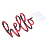 Christmas Wall Decor Home English Letter Wall Ornament Wooden Wall Decoration for Festival