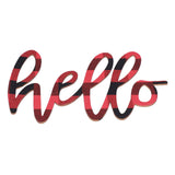 Christmas Wall Decor Home English Letter Wall Ornament Wooden Wall Decoration for Festival - Close-Up Angle