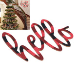 Christmas Wall Decor Home English Letter Wall Ornament Wooden Wall Decoration for Festival
