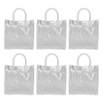 20pcs Transparent Gift Bags Large Capacity Simple Multifunctional 20cmx20cmx8cm PVC Goodie Wrap Bags for Flower Candy