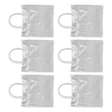 20pcs Transparent Gift Bags Large Capacity Simple Multifunctional 20cmx20cmx8cm PVC Goodie Wrap Bags for Flower Candy - Extra Image