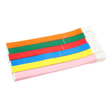 600PCS Party Wristbands Synthetic Paper Colorful Waterproof Hand Bands Adhesive Comfortable Party Bracelets for Events Concerts Festival