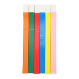 600PCS Party Wristbands Synthetic Paper Colorful Waterproof Hand Bands Adhesive Comfortable Party Bracelets for Events Concerts Festival