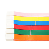 600PCS Party Wristbands Synthetic Paper Colorful Waterproof Hand Bands Adhesive Comfortable Party Bracelets for Events Concerts Festival
