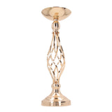 Table Candlestick Ornament Iron Twisted Curb Candle Holder Decorative Ornament Wedding Candlestick Decoration Gold S