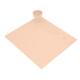 Silicone Painting Mat Prevent Slip Thick Large Kids Craft Art Mat with Cup for Doodling DIY Orange - 45-Degree Angle