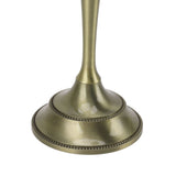 5 Arm Candlestick Holder Iron Retro Decorative Candle Holder Centerpiece for Home Church Cyan - Extra Image