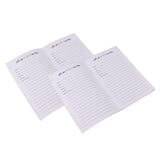 2Pcs Family Tree Notebook 16 Pages Double Sides Family History Record Book Workbook for Family Office Stationery - Rear View