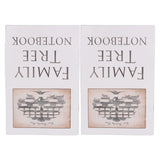 2Pcs Family Tree Notebook 16 Pages Double Sides Family History Record Book Workbook for Family Office Stationery - Extra Image