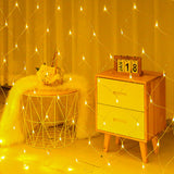 Net Mesh String LED Lights 4.9x4.9ft Waterproof Outdoor Christmas Net Lights for Christmas Outdoor Wedding - Extra Image