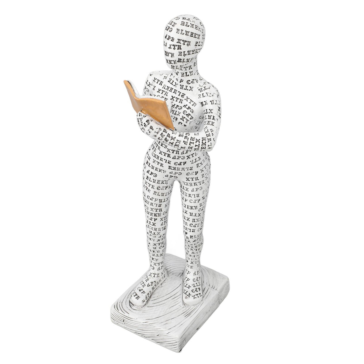 Women Thinker Statue Unique Resin Pulp Reading Women Figurine Decor for Home Office Library W310 12