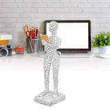 Women Thinker Statue Unique Resin Pulp Reading Women Figurine Decor for Home Office Library W310 12
