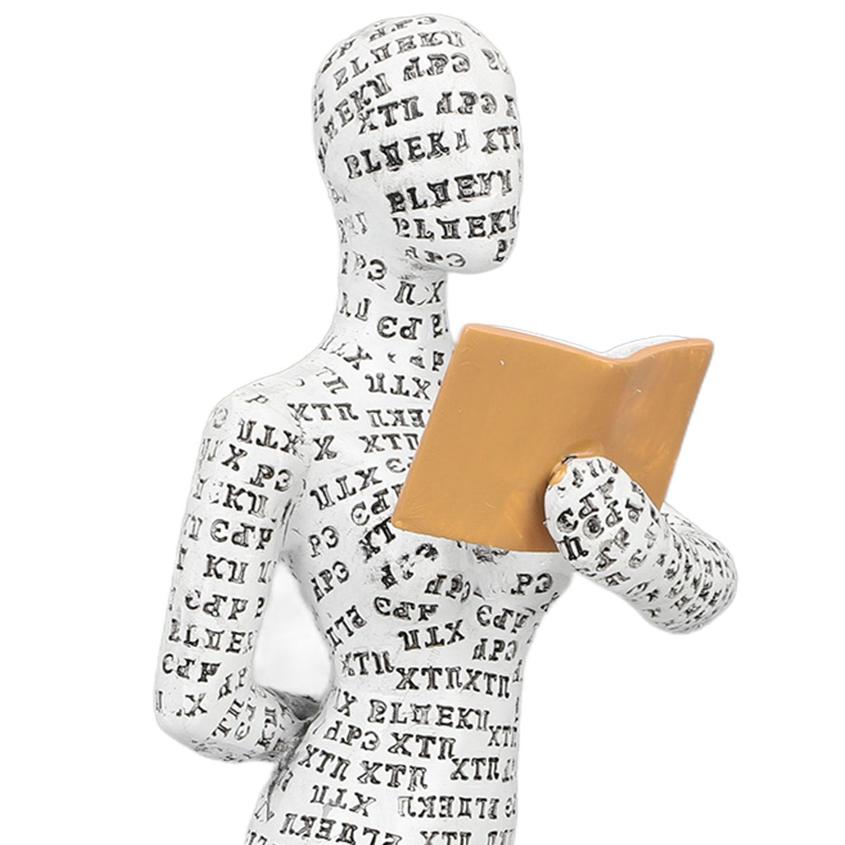 Women Thinker Statue Unique Resin Pulp Reading Women Figurine Decor for Home Office Library W310 12