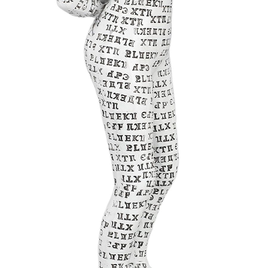 Women Thinker Statue Unique Resin Pulp Reading Women Figurine Decor for Home Office Library W310 12
