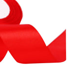 5 Roll Solid Color Ribbon 4cm Double Face Satin Ribbon for DIY Handcraft Gift Packaging 5 Colors - Close-Up Angle