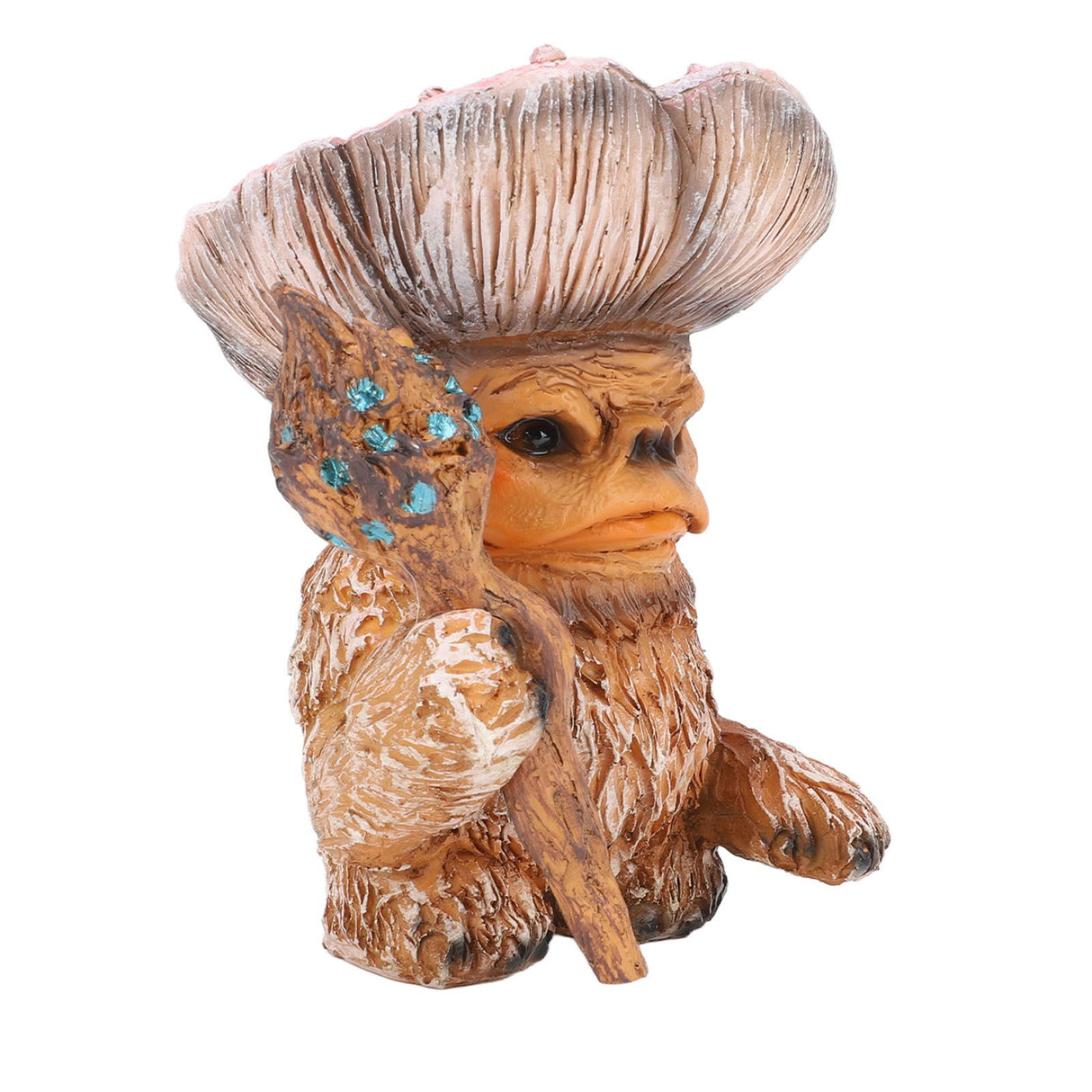 Fairy Mushroom Monster Resin Gothic Style Exquisite Vividly Detailed Outdoor Garden Statue for Lawn Yard Balcony A