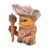 Fairy Mushroom Monster Resin Gothic Style Exquisite Vividly Detailed Outdoor Garden Statue for Lawn Yard Balcony A - Side View