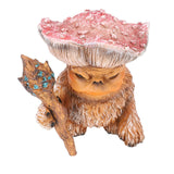 Fairy Mushroom Monster Resin Gothic Style Exquisite Vividly Detailed Outdoor Garden Statue for Lawn Yard Balcony A
