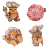 Fairy Mushroom Monster Resin Gothic Style Exquisite Vividly Detailed Outdoor Garden Statue for Lawn Yard Balcony A