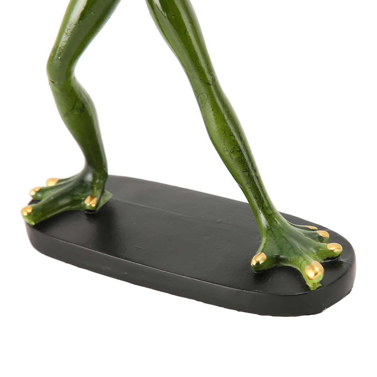 Frog Statue Resin Sports Frog Figurine Decor Sculpture Statue Crafts for Outdoor Garden Patio Lawn Bonsai Porch Play Baseball