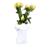 Men Body Vase Pottery Flower Vase Polished Compact Versatile Decor for Home Desk Office Living Room