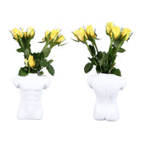 Men Body Vase Pottery Flower Vase Polished Compact Versatile Decor for Home Desk Office Living Room - Extra Image