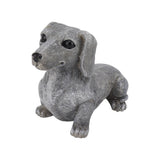 Dachshund Figurine Resin Dachshund Sculpture Outdoor Statue Ornament Dog Lover Gift For Garden Patio Lawn Courtyard Home Desktop Decoration