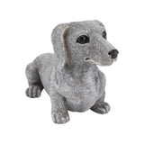 Dachshund Figurine Resin Dachshund Sculpture Outdoor Statue Ornament Dog Lover Gift For Garden Patio Lawn Courtyard Home Desktop Decoration - 45-Degree Angle