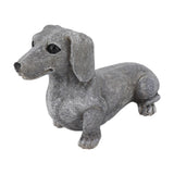 Dachshund Figurine Resin Dachshund Sculpture Outdoor Statue Ornament Dog Lover Gift For Garden Patio Lawn Courtyard Home Desktop Decoration - Close-Up Angle