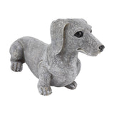 Dachshund Figurine Resin Dachshund Sculpture Outdoor Statue Ornament Dog Lover Gift For Garden Patio Lawn Courtyard Home Desktop Decoration - Low Angle
