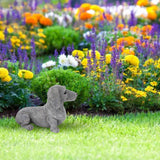 Dachshund Figurine Resin Dachshund Sculpture Outdoor Statue Ornament Dog Lover Gift For Garden Patio Lawn Courtyard Home Desktop Decoration - Extra Image