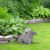 Dachshund Figurine Resin Dachshund Sculpture Outdoor Statue Ornament Dog Lover Gift For Garden Patio Lawn Courtyard Home Desktop Decoration