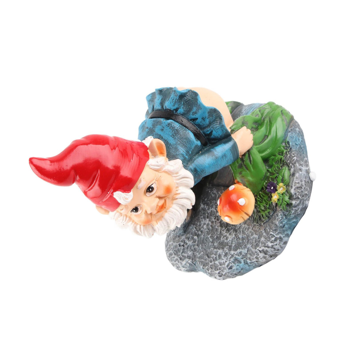 Dwarf Decorative Ornaments Durable Resin Decor Cute Gnome Figure Decorations for Home Outside Yard Decor