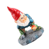 Dwarf Decorative Ornaments Durable Resin Decor Cute Gnome Figure Decorations for Home Outside Yard Decor