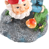 Dwarf Decorative Ornaments Durable Resin Decor Cute Gnome Figure Decorations for Home Outside Yard Decor