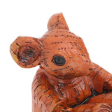 Church Mouse Statue Easy To Clean Brown Resin Church Mouse Resin Sculpture for Home - Extra Image