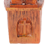Church Mouse Statue Easy To Clean Brown Resin Church Mouse Resin Sculpture for Home
