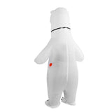 Inflatable Polar Bear Costume Reinforced Stitching Lightweight Reusable Waterproof Blow Up Animal Costumes for Halloween Cosplay