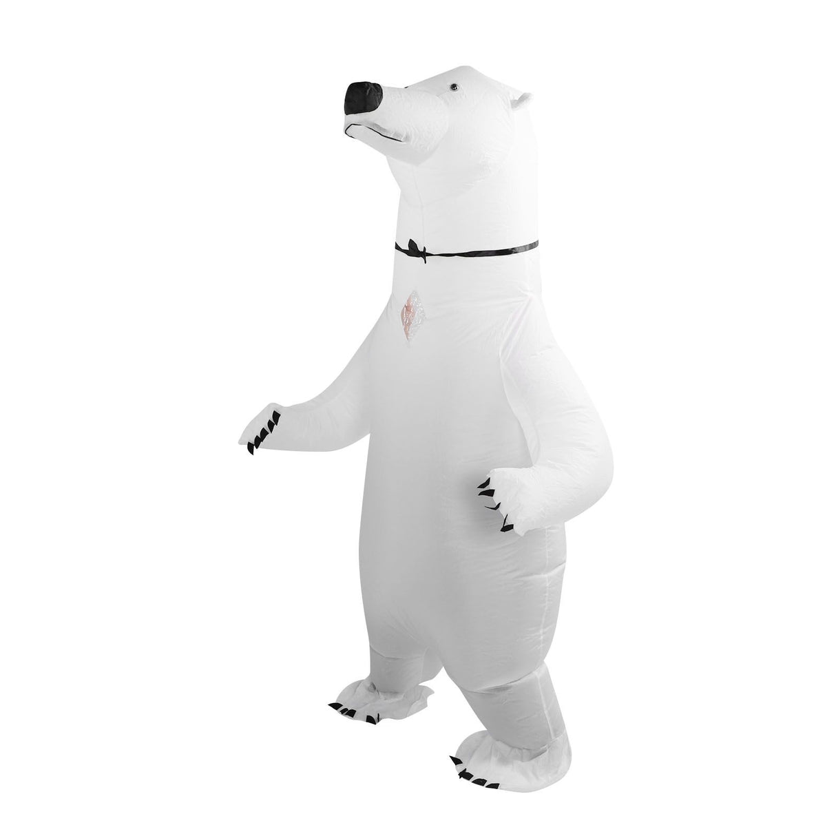 Inflatable Polar Bear Costume Reinforced Stitching Lightweight Reusable Waterproof Blow Up Animal Costumes for Halloween Cosplay