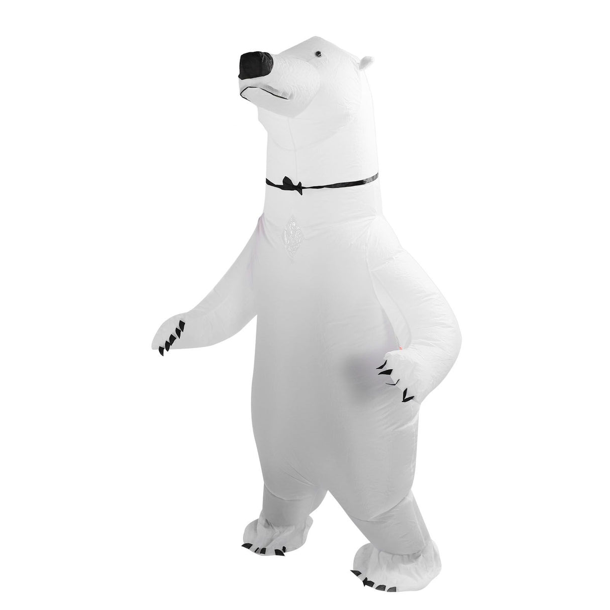 Inflatable Polar Bear Costume Reinforced Stitching Lightweight Reusable Waterproof Blow Up Animal Costumes for Halloween Cosplay