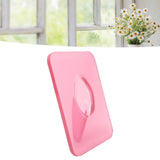 Photo Frame Flower Vase Acrylic Rectangle Centerpiece Clear Hydroponic Floral Vase for Dining Table Home Office Pink - Extra Image
