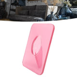 Photo Frame Flower Vase Acrylic Rectangle Centerpiece Clear Hydroponic Floral Vase for Dining Table Home Office Pink